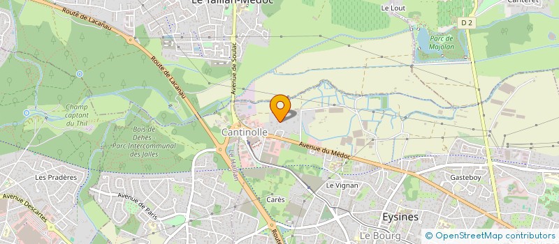 localisation de l'entreprise CASIBAT à EYSINES