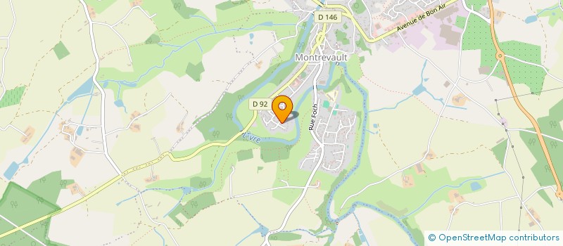 localisation de l'entreprise CASILEON à MONTREVAULT-SUR-EVRE