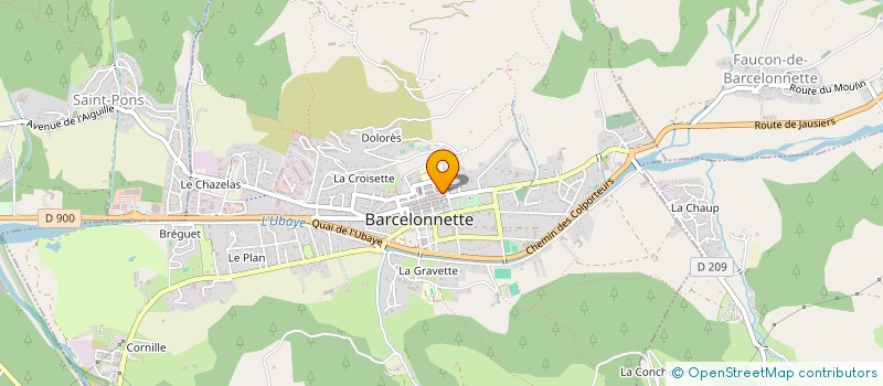 localisation de l'entreprise CASIM à BARCELONNETTE