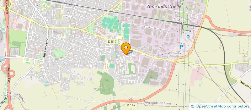 localisation de l'entreprise CASIMIR  MEYZIEU