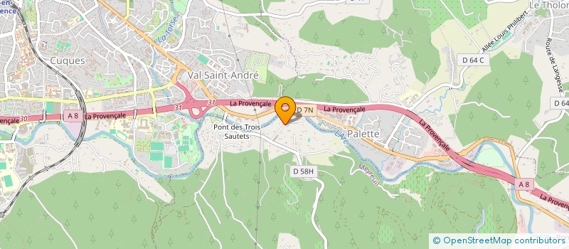 localisation de l'entreprise CASIMIR  MEYREUIL