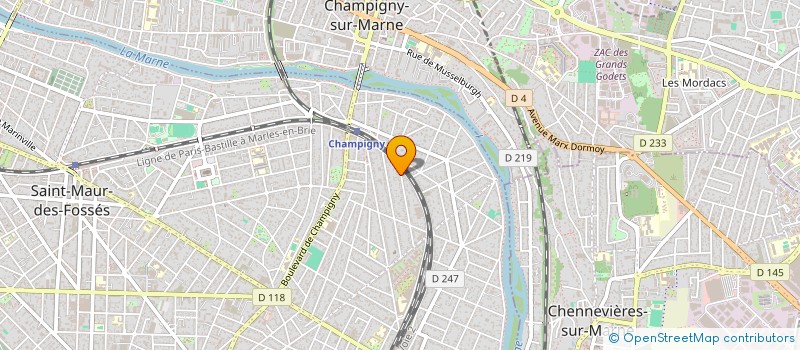 localisation de l'entreprise CASIMIRLAND SAS  SAINT-MAUR-DES-FOSSES