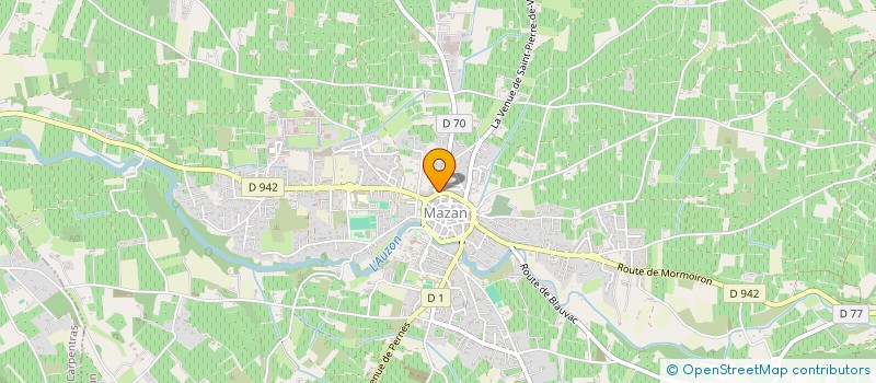 localisation de l'entreprise CASIN  MAZAN