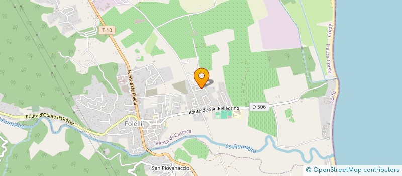 localisation de l'entreprise CASINCA PROMOTION  PENTA-DI-CASINCA