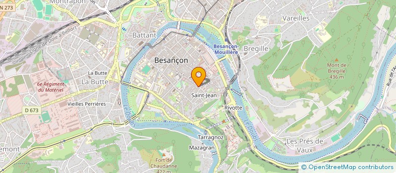 localisation de l'entreprise CASINNE à BESANCON
