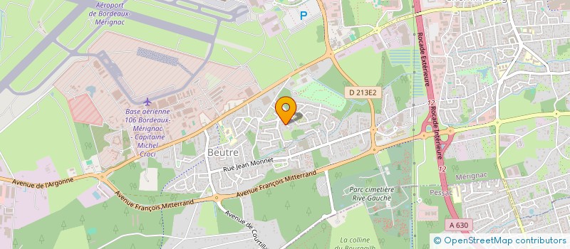 localisation de l'entreprise CASINO  MERIGNAC