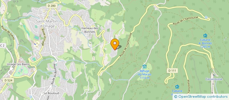 localisation de l'entreprise CASINO D'URIAGE  SAINT MARTIN D'URIAGE