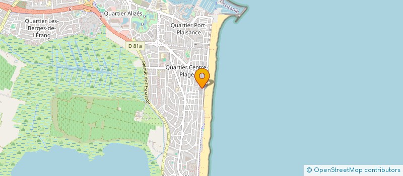 localisation de l'entreprise CASINO DE CANET PLAGE  CANET-EN-ROUSSILLON