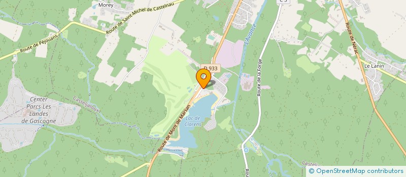 localisation de l'entreprise CASINO DE CASTELJALOUX  CASTELJALOUX