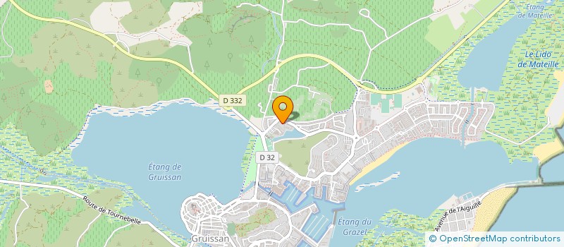 localisation de l'entreprise CASINO DE GRUISSAN  GRUISSAN