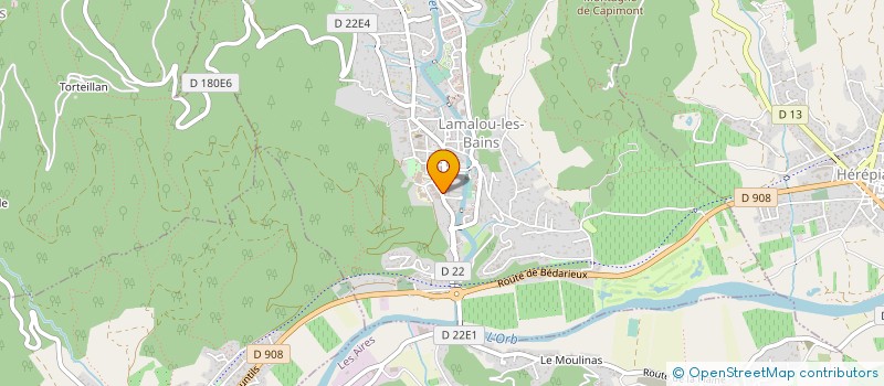 localisation de l'entreprise CASINO DE LAMALOU LES BAINS à LAMALOU-LES-BAINS