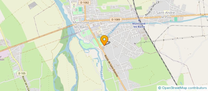 localisation de l'entreprise CASINO DE MONTROND LES BAINS  MONTROND-LES-BAINS