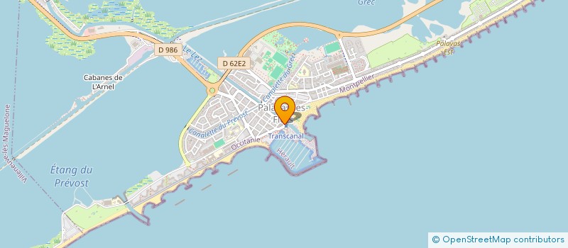 localisation de l'entreprise CASINO DE PALAVAS à PALAVAS-LES-FLOTS