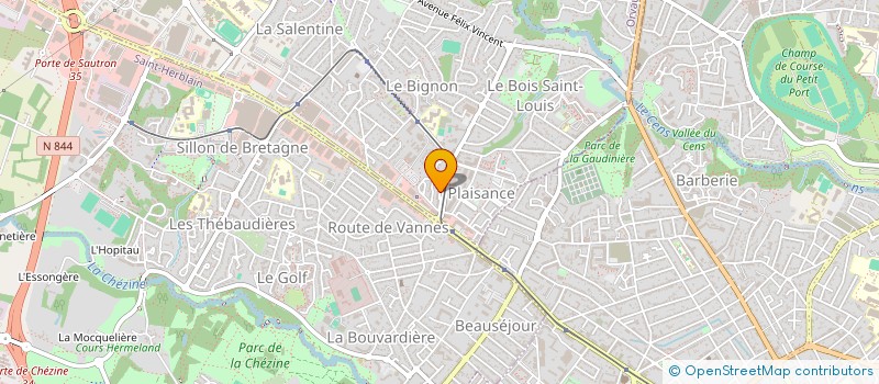localisation de l'entreprise CASINO POKER FORMATION à ORVAULT