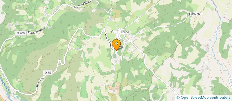 localisation de l'entreprise CASINVEST  CASENEUVE