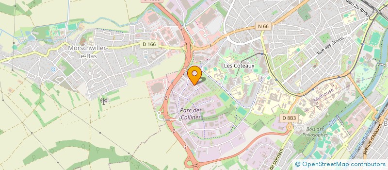 localisation de l'entreprise CASISOL à MULHOUSE