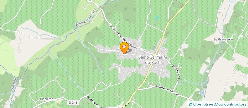 localisation de l'entreprise CASK  SAINT-GERMAIN-DU-PUCH