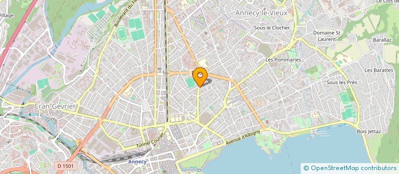 localisation de l'entreprise CASLI à ANNECY