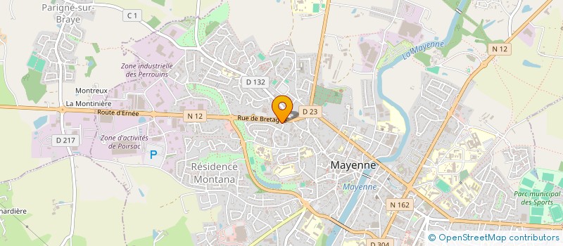 localisation de l'entreprise CASMAFASO à MAYENNE