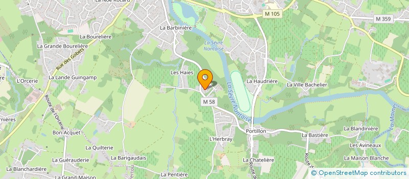 localisation de l'entreprise CASNON  VERTOU