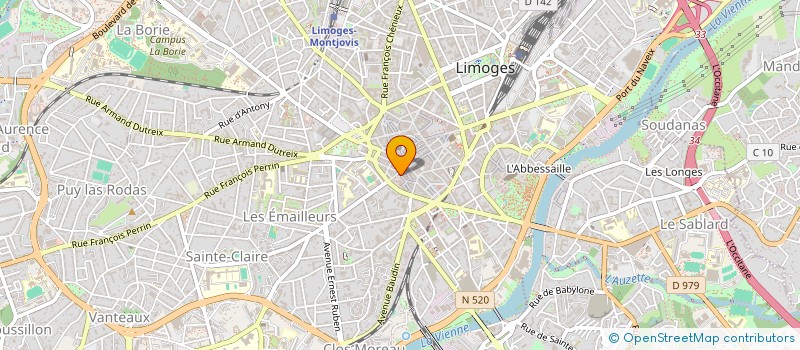 localisation de l'entreprise CASOAR à LIMOGES