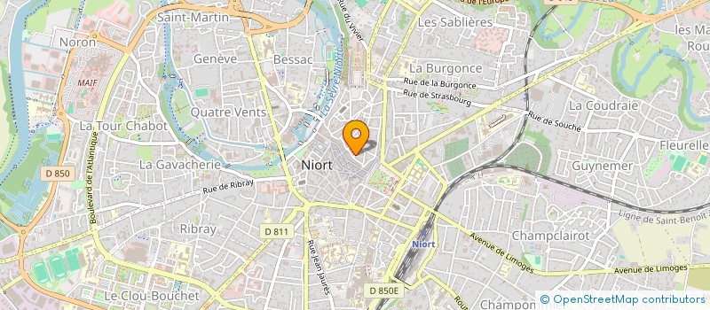 localisation de l'entreprise CASOJE à NIORT