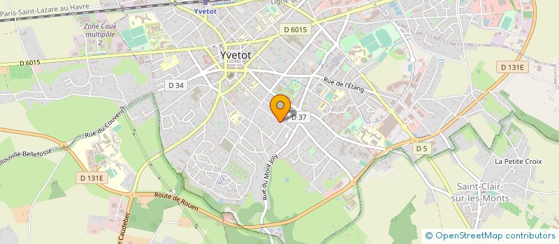 localisation de l'entreprise CASOLIA  YVETOT