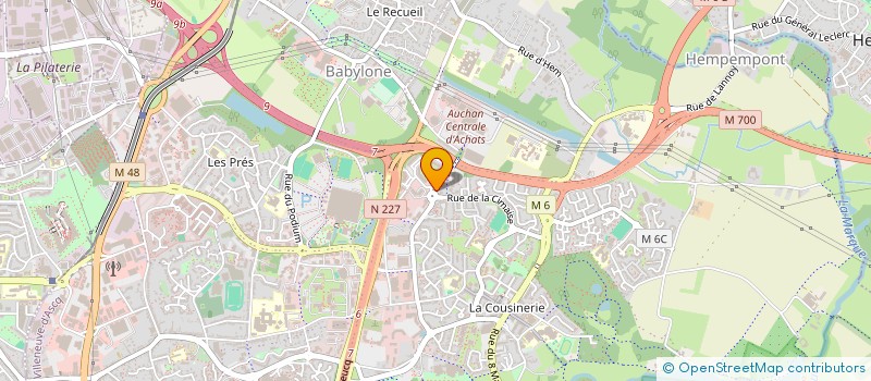localisation de l'entreprise CASOMA  VILLENEUVE-D'ASCQ
