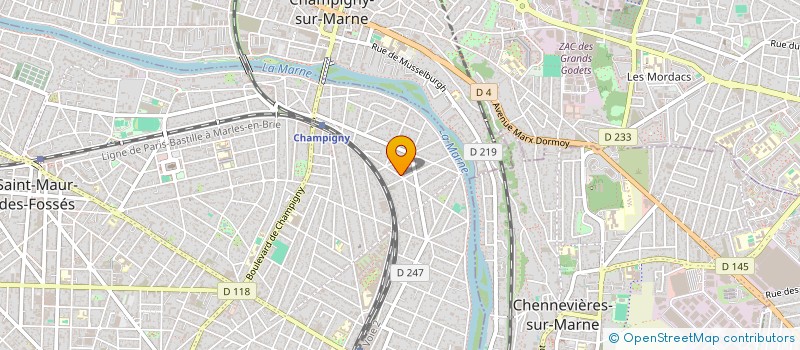 localisation de l'entreprise CASOP à SAINT-MAUR-DES-FOSSES