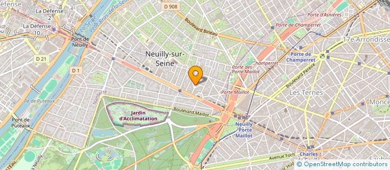 localisation de l'entreprise CASOUX à NEUILLY-SUR-SEINE