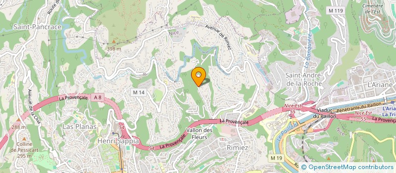 localisation de l'entreprise CASOVIA  NICE