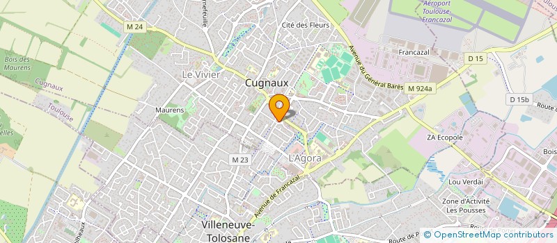 localisation de l'entreprise CASOXIA CAPITAL  CUGNAUX