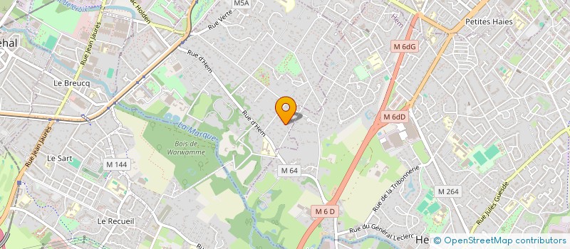 localisation de l'entreprise CASPADENIS à CROIX