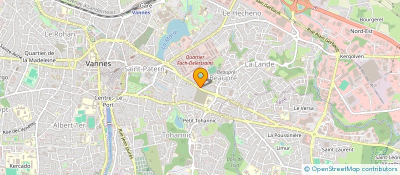 localisation de l'entreprise CASPER  VANNES