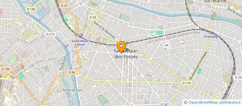 localisation de l'entreprise CASPIEN à SAINT-MAUR-DES-FOSSES