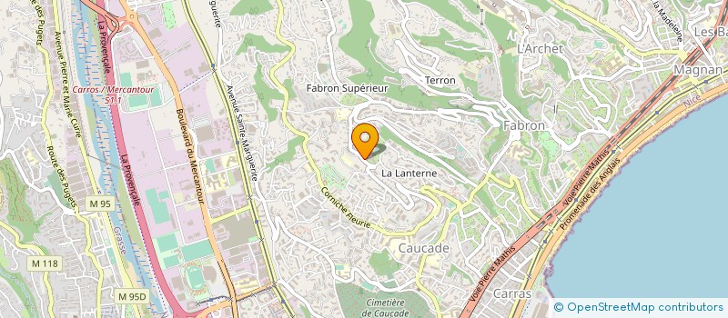 localisation de l'entreprise CASPIENNE à NICE