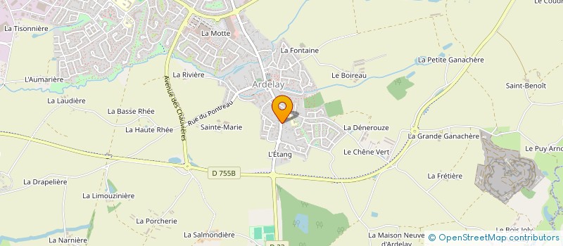 localisation de l'entreprise CASPLD à LES HERBIERS