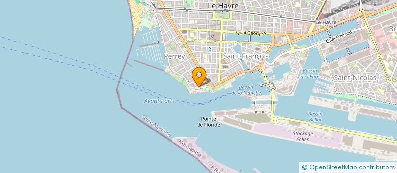 localisation de l'entreprise CASQUE D'OR  LE HAVRE