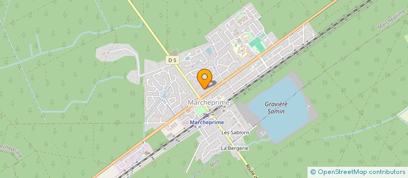 localisation de l'entreprise CASQUES ACCESSOIRES EXPRESS  MARCHEPRIME