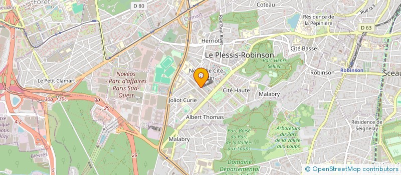 localisation de l'entreprise CASRA à LE PLESSIS-ROBINSON