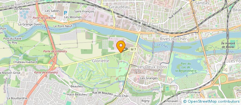 localisation de l'entreprise CASS'AUTO LOUIS HORNN  TOURS