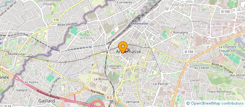 localisation de l'entreprise CASS'DAL à ANNEMASSE