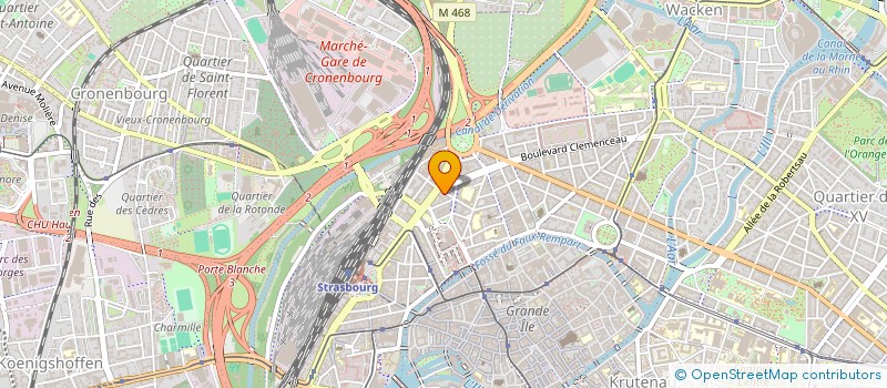 localisation de l'entreprise CASS'DALE GOURMAND à STRASBOURG