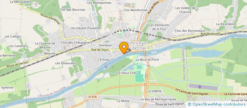 localisation de l'entreprise CASS'PRIX 2 à MONTRICHARD-VAL-DE-CHER