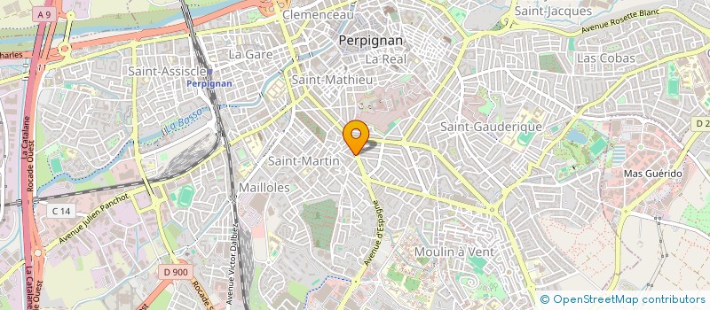 localisation de l'entreprise CASS PROTECTION à PERPIGNAN