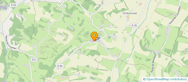 localisation de l'entreprise CASSAGNAC  L'ISLE-EN-DODON