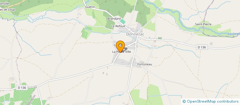 localisation de l'entreprise CASSAGNE TELECOM  DONNEZAC