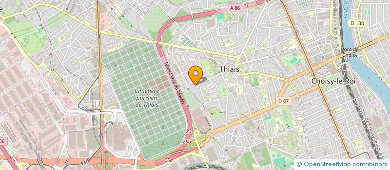 localisation de l'entreprise CASSAIA CONSULTING à THIAIS