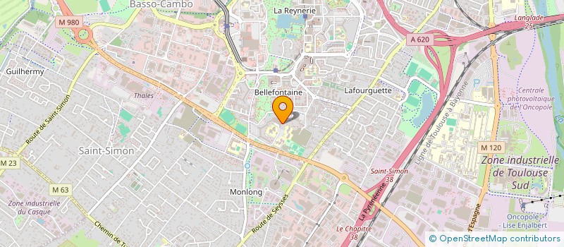 localisation de l'entreprise CASSAIGNE à TOULOUSE