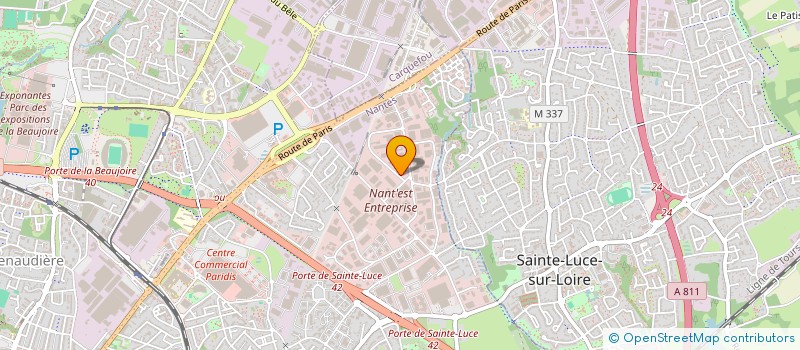 localisation de l'entreprise CASSAIGNE à NANTES